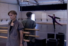 Lucinda with Mikhail Baryshnikov